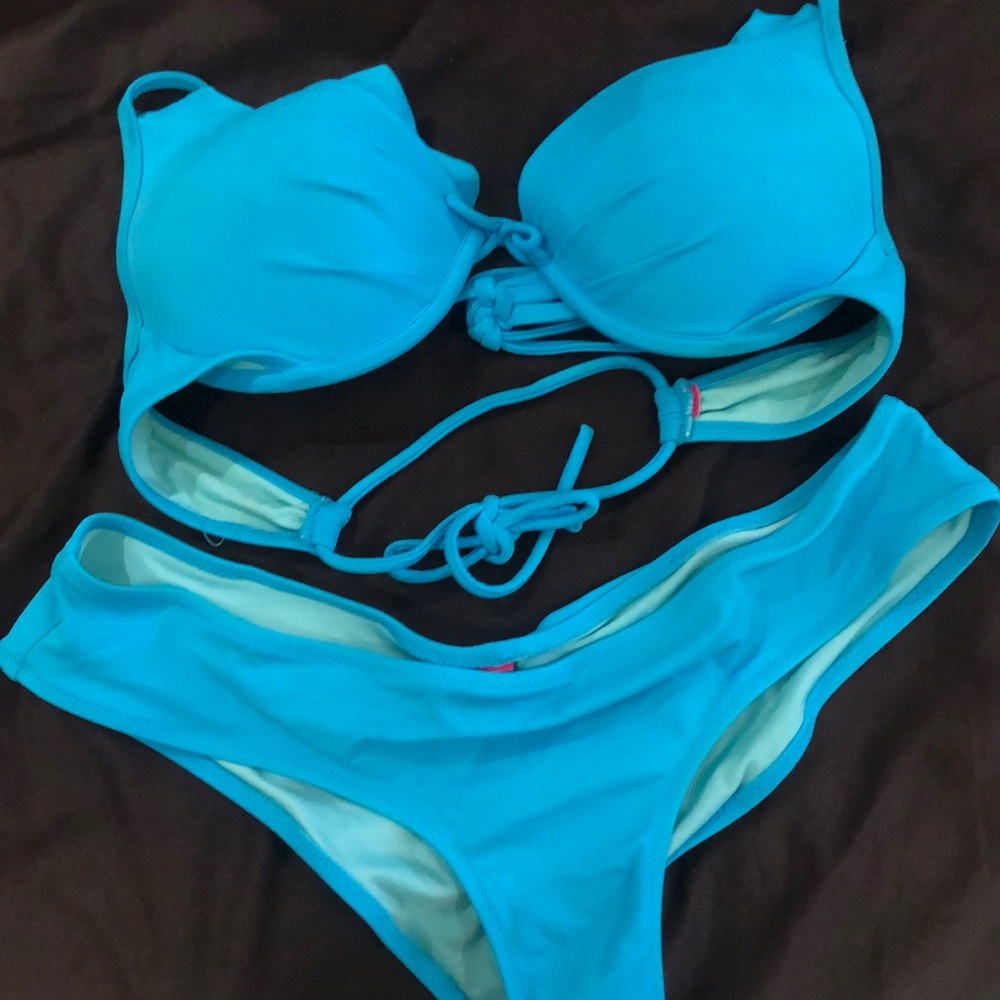 Blue bikini from VS only worn once or twice